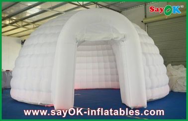OD 5m Nadmuchiwany namiot powietrzny Biały, nadmuchiwany namiot kopułowy na wystawę