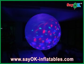 Multi Color Nadmuchiwane oświetlenie dekoracji nadmuchiwane piłkę z Led Lights, fioletowy