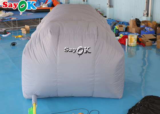 Nadmuchiwany namiot roboczy Szary szczelny nadmuchiwany namiot Samochodowa kabina lakiernicza Wodoodporna anty UV