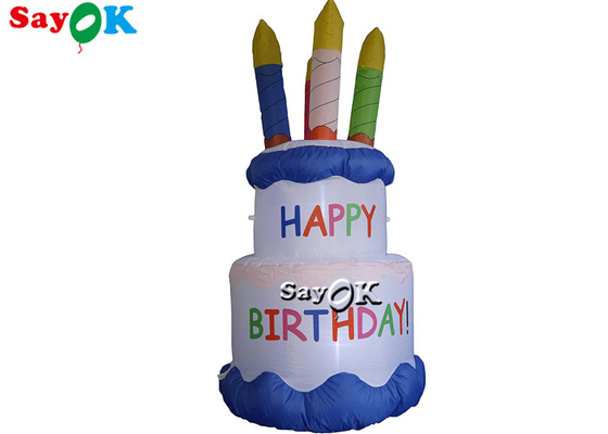 Backyard Party PVC Nadmuchiwany tort urodzinowy do dekoracji