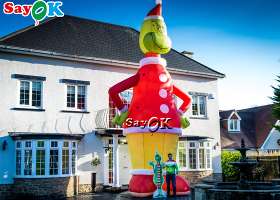 8,5M nadmuchiwany model postaci z kreskówek Blow Up Grinch Outdoor Christmas Decoration