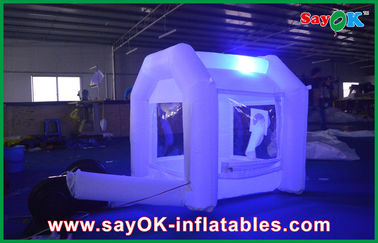Event Booth wyświetla ekscytujący przenośny nadmuchiwany domek LED z 2 długimi kanałami