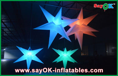 Wesele wiszące nadmuchiwane oświetlenie dekoracji nadmuchiwane Led Star