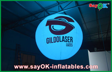 Event Inflatable Lighting Decoration Kolorowe Led Light Ballon z nadrukiem Logo