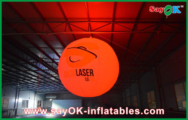 Event Inflatable Lighting Decoration Kolorowe Led Light Ballon z nadrukiem Logo