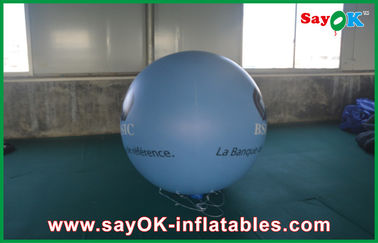 0.18mm 1.5m Niebieskie PVC Nadmuchiwany balon reklamowy z nadrukiem logo na wydarzenie