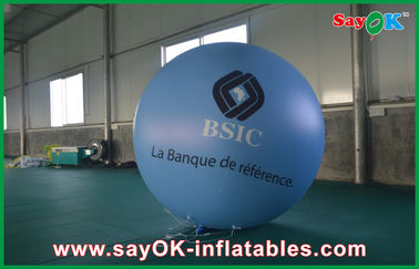 0.18mm 1.5m Niebieskie PVC Nadmuchiwany balon reklamowy z nadrukiem logo na wydarzenie