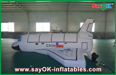 Giant biały nadmuchiwany nadmuchiwany model samolotu z dmuchawy CE lub UL