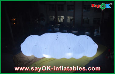12m Długi, gigantyczny dmuchany balon LED Helowy chmurek z 0,2 mm PVC na wydarzenie
