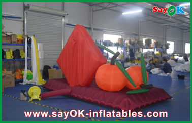 Czerwony Lucky New Year Big Festival Inflatable Products 210D Oxford Cloth For Event