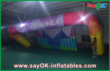 Reklama zewnętrzna Air Inflatable Tent Printed Logo High Tear Strength