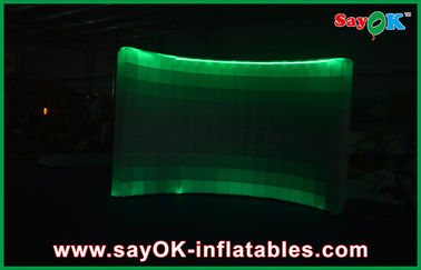 Stoisko reklamowe wyświetla centrum handlowe Indoor Photobooth Inflatable Air Wall Convenience Installation
