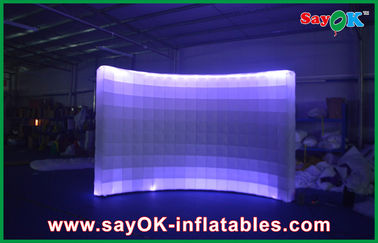 Stoisko reklamowe wyświetla centrum handlowe Indoor Photobooth Inflatable Air Wall Convenience Installation