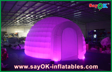 Nadmuchiwany namiot reklamowy Igloo Nadmuchiwany namiot powietrzny, nadmuchiwany namiot ogrodowy z oświetleniem LED