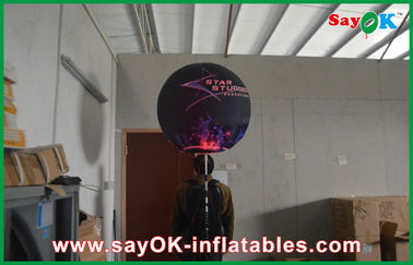 Trwała statyw Ball Inflatable Lighting Decoration, Printing Led Balon nadmuchiwany reklamowy