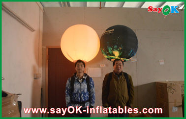 Trwała statyw Ball Inflatable Lighting Decoration, Printing Led Balon nadmuchiwany reklamowy