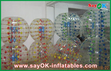 Nadmuchiwany tor przeszkód Dzieci Nadmuchiwane gry sportowe Piłka nożna Bubble Ball wielkości człowieka