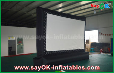 Nadmuchiwany ekran kinowy Zewnętrzny gigantyczny nadmuchiwany ekran filmowy dostosowany do reklamy / rozrywki