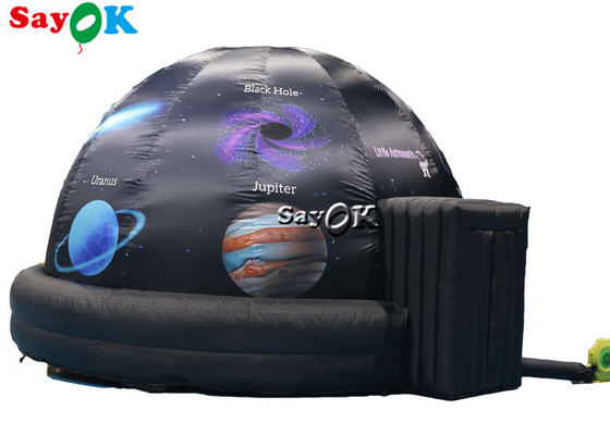 Nadmuchiwany namiot planetarny o średnicy 5 m z czarną kopułą projekcyjną do wyświetlania w nauce