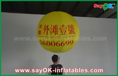1,5 m Nadmuchiwany plecak Led Balon reklamowy z nadrukiem Gigantyczny duży nadmuchiwany balon z helem