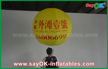1,5 m Nadmuchiwany plecak Led Balon reklamowy z nadrukiem Gigantyczny duży nadmuchiwany balon z helem