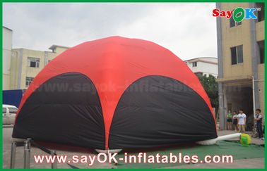Namiot powietrzny Camping DIA 10m Nadmuchiwany namiot pająka z nadrukiem na zewnątrz z czterema ścianami bocznymi Dostępny