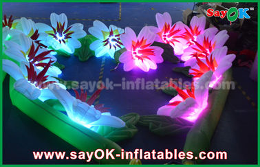 Party Nadmuchiwane oświetlenie Dekoracja Led Flower Chain Oxford Cloth Nadmuchiwane kwiaty ze światłami LED