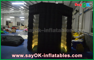 Inflatable Photo Studio Oxford Cloth Wedding Decoration Inflatable Arc Photo Booth  Cube With Two Doors