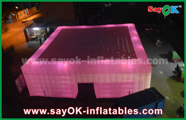 Duży nadmuchiwany namiot kopułowy LED na stadion sportowy lub imprezy z chińskiej fabryki nadmuchiwanych kostek