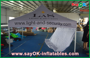 Wodoodporny namiot z baldachimem 3 x 3 m Aluminiowy namiot składany z trzema bocznymi ścianami Drukuj na potrzeby reklamy