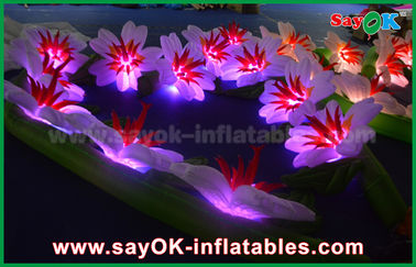 Trwały nadmuchiwany łańcuch LED Light Flower do dekoracji weselnych scen