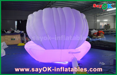 CE Nylon Cloth Giant Inflatable Lighting Decoration Led serduszko na scenę imprezową