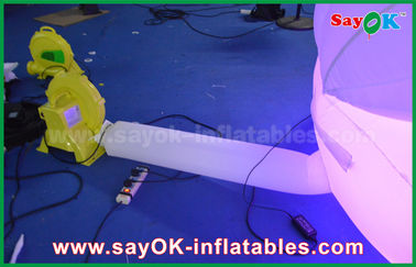 CE Nylon Cloth Giant Inflatable Lighting Decoration Led serduszko na scenę imprezową