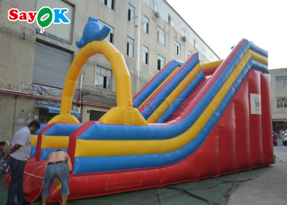 Dry Slide Inflatable Wodoszczelne Komercyjne Slide Inflatable Gry Slide dla dzieci