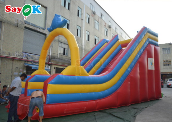 Dry Slide Inflatable Wodoszczelne Komercyjne Slide Inflatable Gry Slide dla dzieci