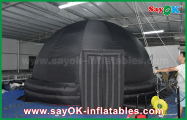 6m Czarny Oxford nadmuchiwany namiot planetarny Dome przenośny do szkoły