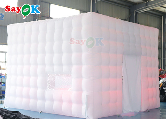 Powietrzny nadmuchiwany namiot Airproof LED Outdoor Nadmuchiwany namiot Cube 5x5x3,5mH Na imprezę imprezową