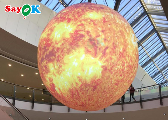Dekoracja wydarzenia Dziewięć planet Nadmuchiwana ziemia z balonem LED Light Planet