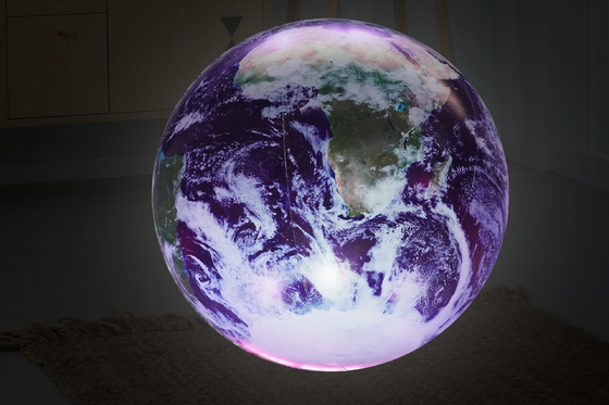 Dekoracja wydarzenia Dziewięć planet Nadmuchiwana ziemia z balonem LED Light Planet