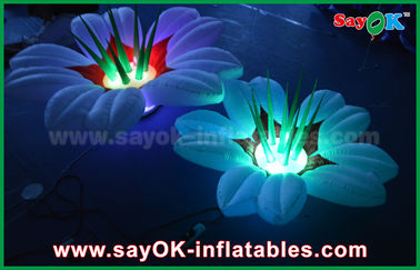 Nadmuchiwana ozdoba oświetleniowa w kształcie kwiatu, ślubne lampy LED nadmuchiwane