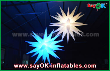 Olbrzym 1.5m LED Star Balloon Nadmuchiwane dekoracje oświetleniowe do pubu / baru