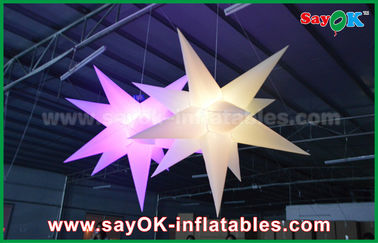 Nylonowa reklama LED Star Balloon Outdoor Nadmuchiwane dekoracje z CE / UL Blower