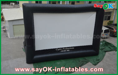 Nadmuchiwany ekran kinowy Giant 10 ML X 7 MH Projekcja tkaniny Nadmuchiwany ekran telewizora Certyfikat CE / SGS