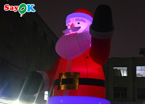 5m świąteczne nadmuchiwane dekoracje świąteczne dla Świętego Mikołaja na święta