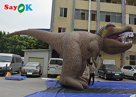 Gigantyczne Dinosaury Nadmuchalne Tyrannosaurus Rex Aktywność Dekoracja Model Wysadź postacie kreskówkowe
