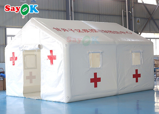 Nadmuchiwany namiot schronienia 5x4m nadmuchiwany namiot medyczny szpitalny nadmuchiwany namiot ratowniczy