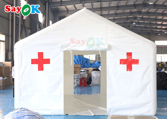 Nadmuchiwany namiot schronienia 5x4m nadmuchiwany namiot medyczny szpitalny nadmuchiwany namiot ratowniczy