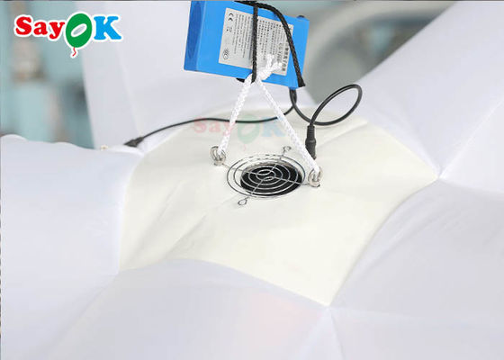 2m nadmuchiwana dekoracja oświetleniowa wisząca gwiazda aktywność na świeżym powietrzu dekoracyjna lampa