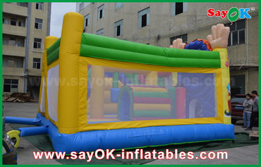 0.55mm PVC Clown Inflatable Bounce Jumping Jumping Kinds Happy Bouncer Castle For Children
