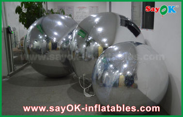 0.6mm PVC nadmuchiwane Lustro Ball Srebrny balon dekoracji Air Tight Seal Style